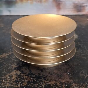 Set of 5 Modern Gold Metal Trinket Dishes Cruel Intentions TV Show Prop Decor